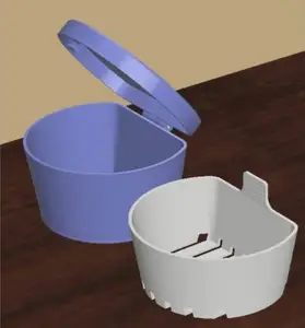 Denture box. / Boite à dentier