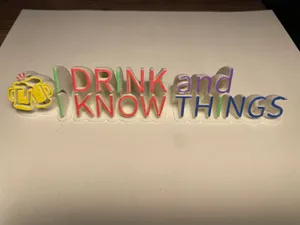 Pop Art Sign - Tyrion - I drink and I know things