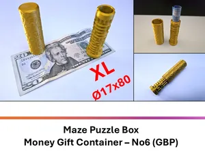 Maze Puzzle Box Money Gift Container – No6 - XL