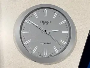 Tissot Gentleman Quartz Titanium Case - Wall Clock