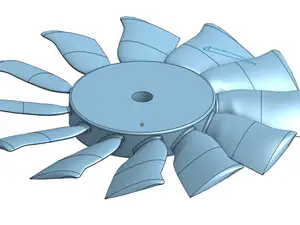 90mm 12 Blade propeller - 2 types