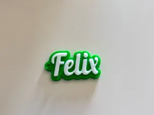 Felix name keychain
