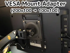 VESA Mount Adapter for XiaomiTV(200x100 → 100x100)