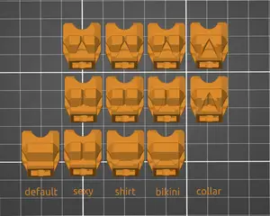 DUMMY 13 - Female body set (12 variants)