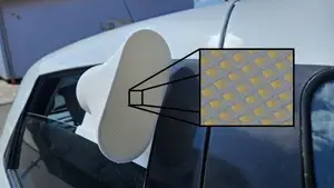 Filtered car cabin air conditioning