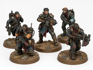Grimdark Wasteland Soldiers - Road Guard Squad