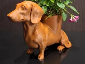 LAPICERO MACETERO TECKEL PERRO SALCHICHA