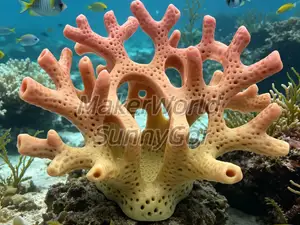 《深海灯塔》鱼缸造景躲避屋