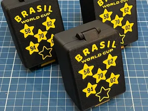 Caixa Pequena COPAS DO BRASIL para figurinhas