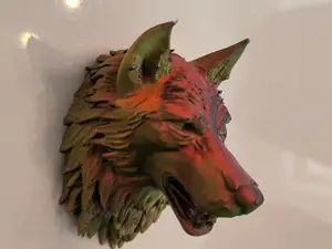 Wolf Head Wall Decor
