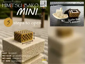 Himitsu Bako MINI | 5 STEP XXS Japanese Puzzlebox