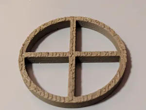 Elf round wooden window