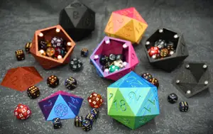 D20 Dice Box magnetic