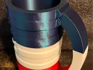 Patriotic Can Holder Mug
