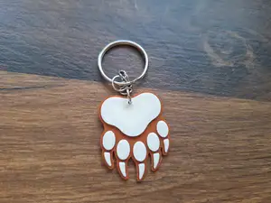 Bear Paw Keychain