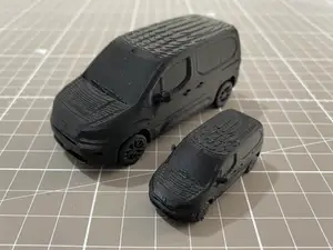 fiat doblò in scala 1.100 e 1.50 per architettura