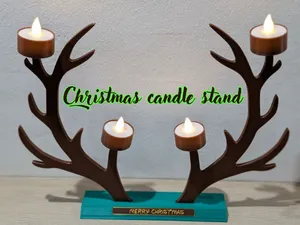Reindeer antlers with tealight holder rudolph