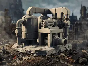 Industrial Pump Station – Sci-Fi Tabletop Terrain