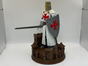 Figura muy detallada de Caballero Templario