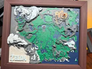 Frame for Zelda BOTW Map made by Eversor