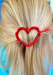 Heart and Arrow Hairpin