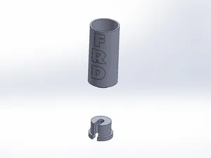 SCX6 shock mod to use 1/5 scale buggy springs