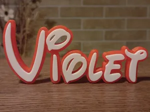 Disney Name Sign Violet
