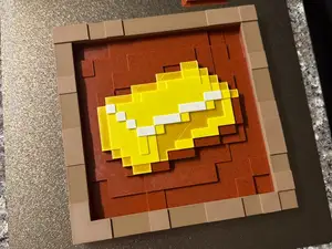 Gold Ingot - Minecraft Item Frame