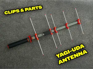 DIY Yagi-Uda Antenna Clips & Parts