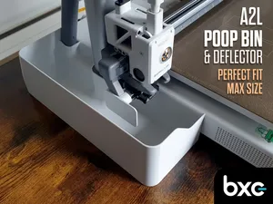 Bambu Lab A2L Filament Poop Bin & Purge Deflector