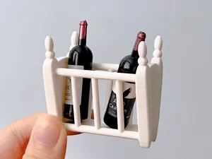 娃屋微缩收纳架红酒架
