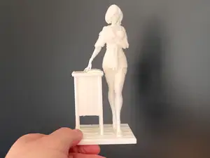 Secretary Figurine – Elegant & Realistic Style