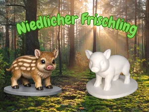 Frischling – einfarbig, bemalbar