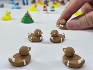 Cute Little Gingerbread Ducks | Holiday Figurines