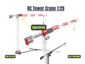 (Test Print!) - 1:29 RC Tower Crane – CyberBrick