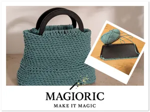 Chrochet Bag Base Set, handmade Bags, Häkeltasche