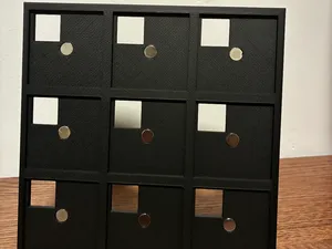 50mm Overseas Magnetic Photo Frame ALL Layouts