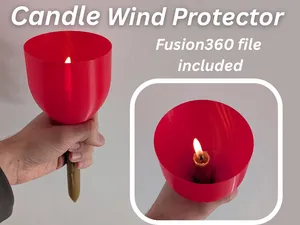 Candle wind shield, protector