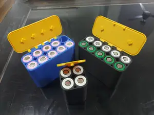 18650 Battery Storage Boxes with Secure Lid