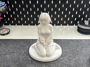 Cozy Anime Girl - Kneeling Seiza Statue