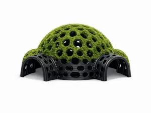 Four-Entrance Aquarium Moss Dome