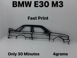 BMW E30 M3 Silhouette
