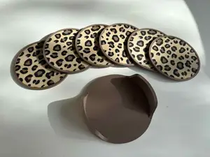 Leopard Drink Coasters