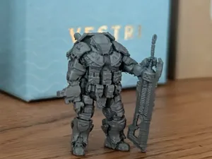 Heavy Tactical Mech Suit Sci-Fi Soldier Miniature