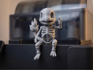 Charmander Skeleton Ledge Sitter