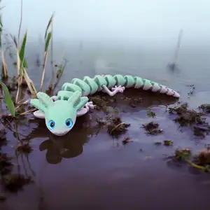 Big eyed Axolotl - glass eye compatible