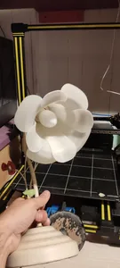 Flower shaped lampshade
