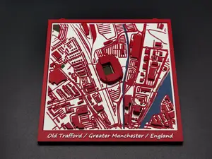 Old Trafford Manchester United 3D Miniatur