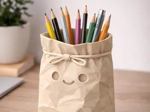 Fanny Bag Pencil Holder – Crumpled Sack Design