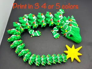 Spruce the Christmas Tree Dragon